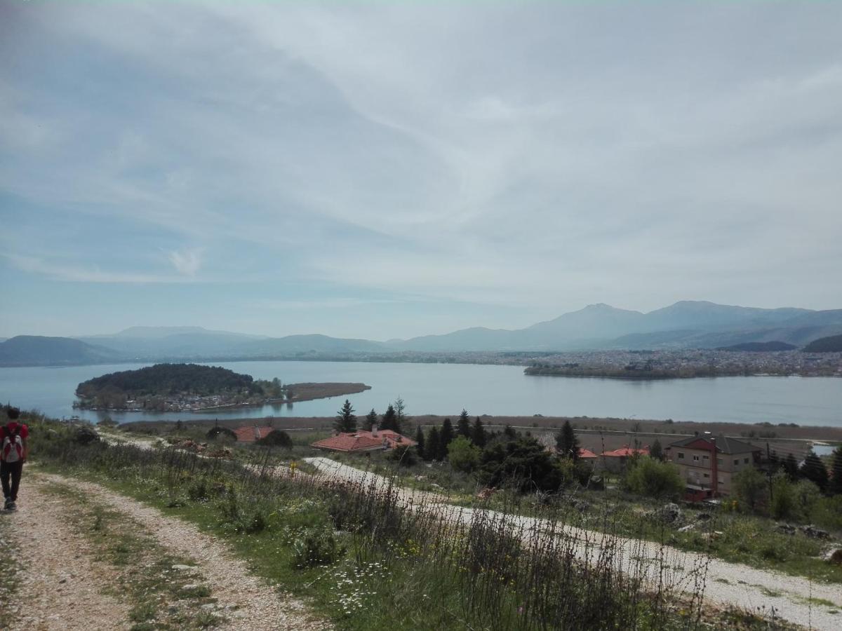 House With View In Amfithea Apartment Ioannina Bagian luar foto